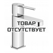 Смеситель для раковины GROHE Plus, гладкий корпус, с нажимным донным клапаном, S-Size, хром 