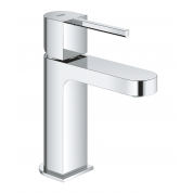 Смеситель для раковины GROHE Plus, гладкий корпус, с нажимным донным клапаном, S-Size, хром 