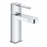 Смеситель для раковины GROHE Plus, гладкий корпус, с нажимным донным клапаном, S-Size, хром 