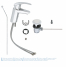 Смеситель для раковины GROHE Eurosmart, S-size, хром 