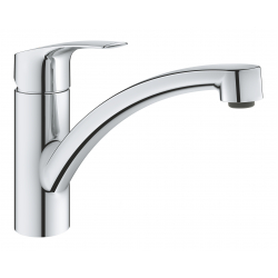 Смеситель для кухонной мойки GROHE Eurosmart с поворотным изливом, хром 