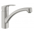 Смеситель для кухонной мойки GROHE Eurosmart с поворотным изливом, суперсталь 
