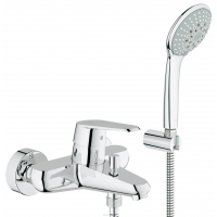Смеситель для ванны GROHE Eurodisc Cosmopolitan с душевым гарнитуром, хром 