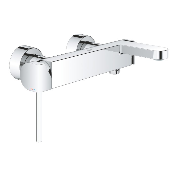 Смеситель для ванны GROHE Plus, настенный монтаж, хром 