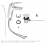Смеситель для раковины GROHE Eurostyle, S-Size, хром 