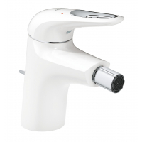 Смеситель для биде GROHE Eurostyle с донным клапаном, белая луна 
