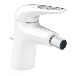Смеситель для биде GROHE Eurostyle с донным клапаном, белая луна 