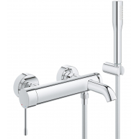 Смеситель для ванны GROHE Essence с душевым гарнитуром, хром 