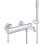 Смеситель для ванны GROHE Essence с душевым гарнитуром, хром 