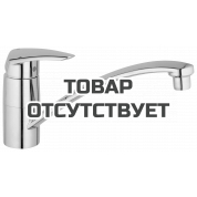 Смеситель для кухонной мойки GROHE Eurodisc с низким изливом, хром 