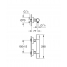 Термостат для душа GROHE Grohtherm 1000 Cosmopolitan M, темный графит глянец 