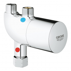 Термическая защита от ожога/ термостат для установки под раковиной GROHE Grohtherm Micro, хром 