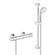 Термостат для душа GROHE Grohtherm 800 с душевым гарнитуром и штангой 60 см, хром 