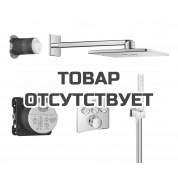 Набор для комплектации душа GROHE Profi Grohtherm SmartControl: встраиваемый термостат, SmartBox, верхний душ Rainshower 310, ручной душ Euphoria Cube Stick, хром