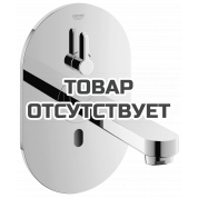 Внешняя часть смесителя для раковины GROHE Eurosmart Cosmopolitan E инфракрасный настенный, с регулировкой температуры, питание от сети 230V, хром 