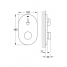 Внешняя часть смесителя для душа GROHE Eurosmart Cosmopolitan T автоматический, хром 