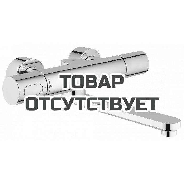 Термостат для раковины GROHE Eurosmart Cosmopolitan E инфракрасный настенный, с регулировкой температуры, питание от батареи 6V, хром 