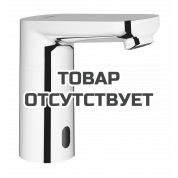 Кран для раковины GROHE Eurosmart Cosmopolitan E инфракрасный, без функции смешивания, питание от батареи 6V, хром 