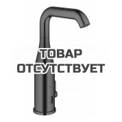 Смеситель для раковины GROHE Essence E инфракрасный, с регулировкой температуры, питание от батареи 6V, темный графит глянец 