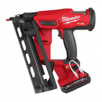 Аккумуляторный гвоздезабиватель с наклонным магазином Milwaukee M18 FUEL FN16GA-202X