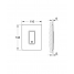 Панель смыва для писсуара GROHE Skate Cosmopolitan Glass 