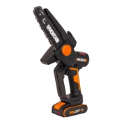 Пила аккумуляторная бесщёточная WORX WG327E, 20В, 15см, 2Ач х1, ЗУ 2А, коробка