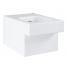 Унитаз подвесной, безободковый, GROHE Cube Ceramic, альпин-белый