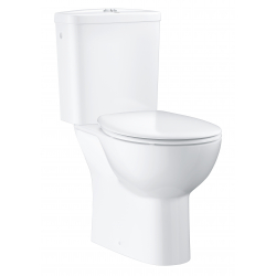 Унитаз напольный, готовый комплект, GROHE Bau Ceramic, альпин-белый
