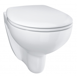 Унитаз подвесной с сиденьем для унитаза, GROHE Bau Ceramic, альпин-белый