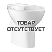 Унитаз напольный безободковый GROHE Bau Ceramic, горизонтальный выпуск (без сиденья), альпин-белый (39430000)