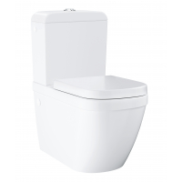 Унитаз напольный, готовый комплект, GROHE Euro Ceramic, альпин-белый