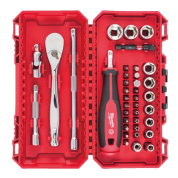 НАБОР ГОЛОВОК, БИТ ГОЛОВОК С ТРЕЩОТКОЙ 1/4" Milwaukee