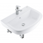 Набор для ванной: раковина, смеситель StartFlow и сифон, GROHE Bau Ceramic