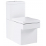 Унитаз GROHE Cube Ceramic напольный, безободковый, универсальный выпуск (без бачка и сиденья), альпин-белый 