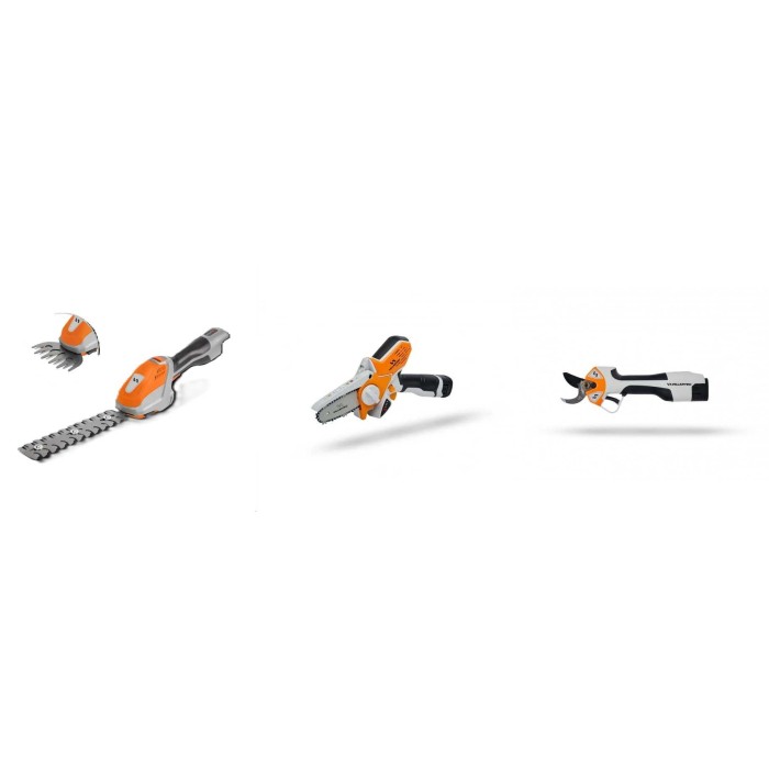 Мотопила Villartec SA1462 + Мотоножницы HA1462 + Секатор PA1462 без АКБ и ЗУ