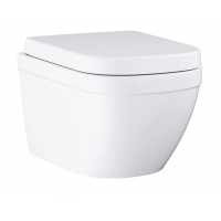 Унитаз подвесной, GROHE Euro Ceramic, с сиденьем, альпин-белый