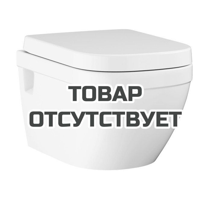 Унитаз GROHE Euro Ceramic подвесной с сиденьем, альпин-белый (39703000)
