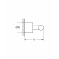 Крючок для одежды GROHE Atrio New, хром 