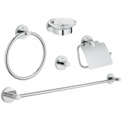 Набор аксессуаров 5 в 1, GROHE Essentials, хром