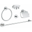 Набор аксессуаров 5 в 1, GROHE Essentials, хром