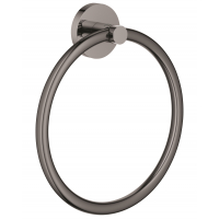 Кольцо для полотенца GROHE Essentials, тёмный графит глянец 