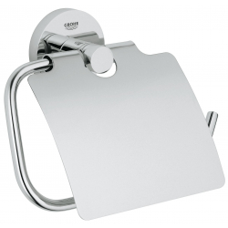 Держатель для туалетной бумаги, GROHE Essentials, с крышкой, хром