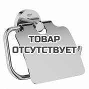 Держатель для туалетной бумаги с крышкой GROHE Essentials, никель глянец 