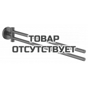 Двойной держатель для полотенца GROHE Essentials, тёмный графит матовый 