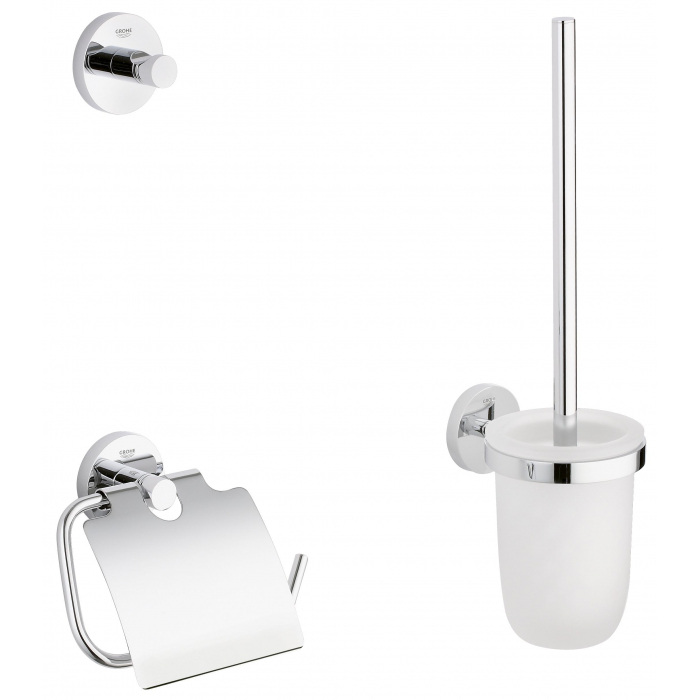 Набор аксессуаров, GROHE Essentials, 3 в 1, хром