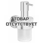 Дозатор жидкого мыла GROHE Essentials с держателем, суперсталь 