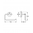 Держатель для туалетной бумаги, GROHE BauCosmopolitan, хром