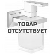 Дозатор жидкого мыла GROHE Allure Brilliant с держателем, хром 