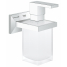 Дозатор жидкого мыла GROHE Allure Brilliant с держателем, хром 