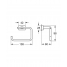 Держатель для туалетной бумаги GROHE Essentials Cube без крышки, хром 